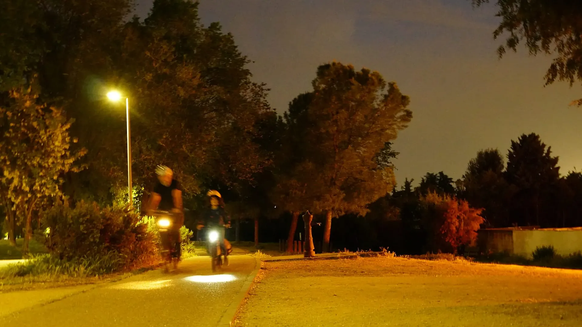 "Bicis en la noche" de Solara Hölzer.
