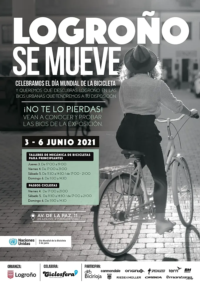 Ciclosfera y Logroño organizan este fin de semana una fiesta ciclista en pleno centro de la ciudad