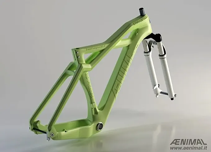 Aenimal Bhulk: un cuadro de bicicleta hecho de plantas e impreso en 3D