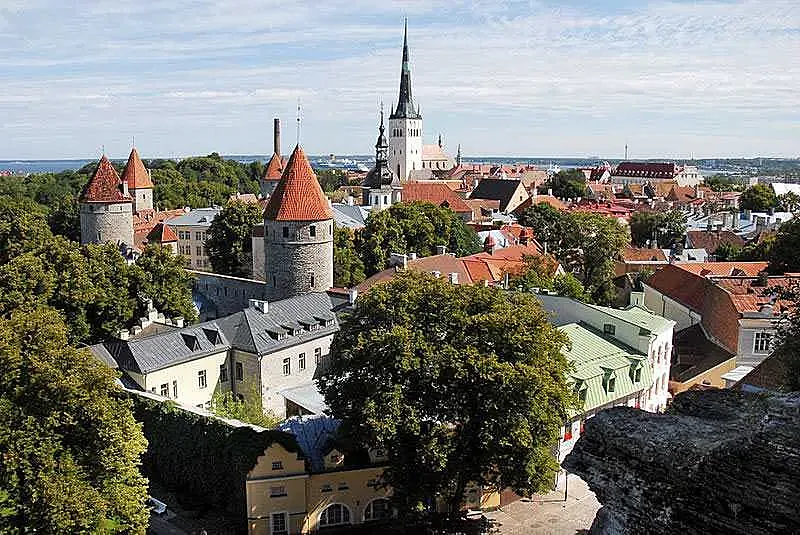 Tallín, capital de Estonia.
