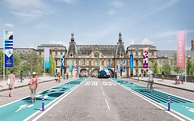 París conectará con carriles bici los escenarios de los Juegos Olímpicos de 2024 