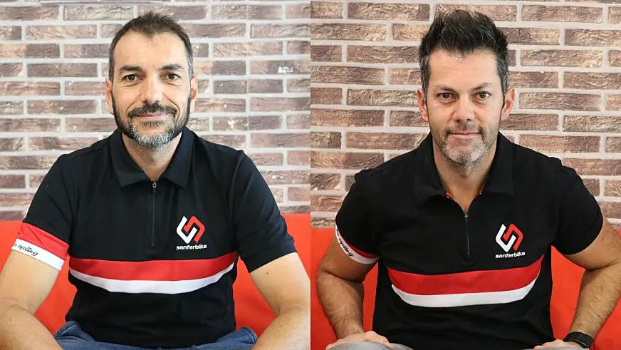 Julio y Gabriel Sánchez son los dos hermanos propietarios de la cadena Sanferbike.