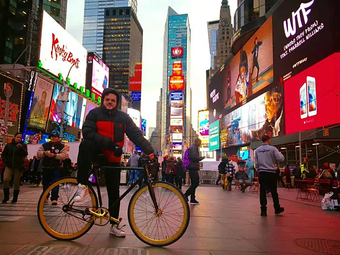 Blas Egea: “Alucino con el respeto al ciclista urbano que hay en Nueva York”