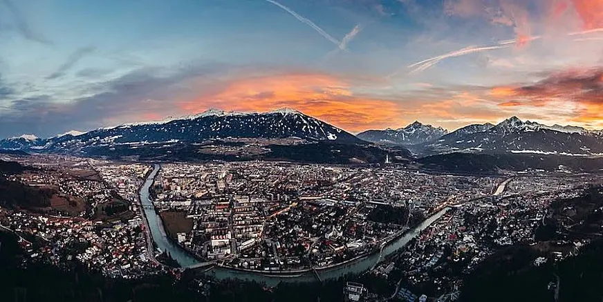 Panorámica de Innsbruck (foto: Janick Entremont).
