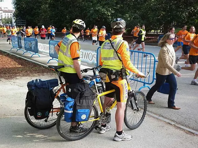 Emergencias en bicicleta: así trabaja la Unidad Lince del Samur