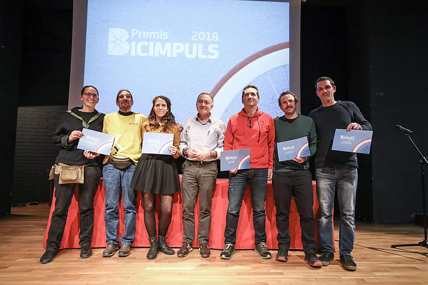 Entrega de los Premios Bicimpuls 2018.