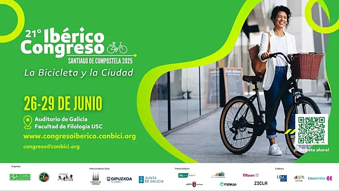 Bicis, ciudades y futuro en Santiago: Congreso Ibérico de la Bicicleta 2025