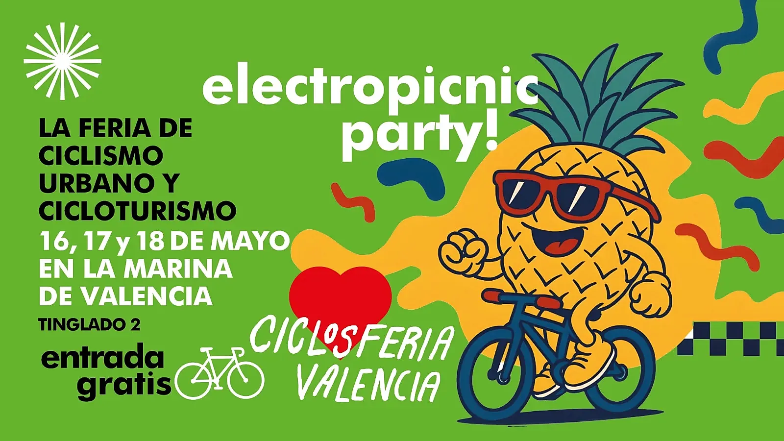 Durante todo el fin de semana Ciclosferia acoge la Electropicnic Fest, con música, comida y bebida viernes, sábado y domingo.