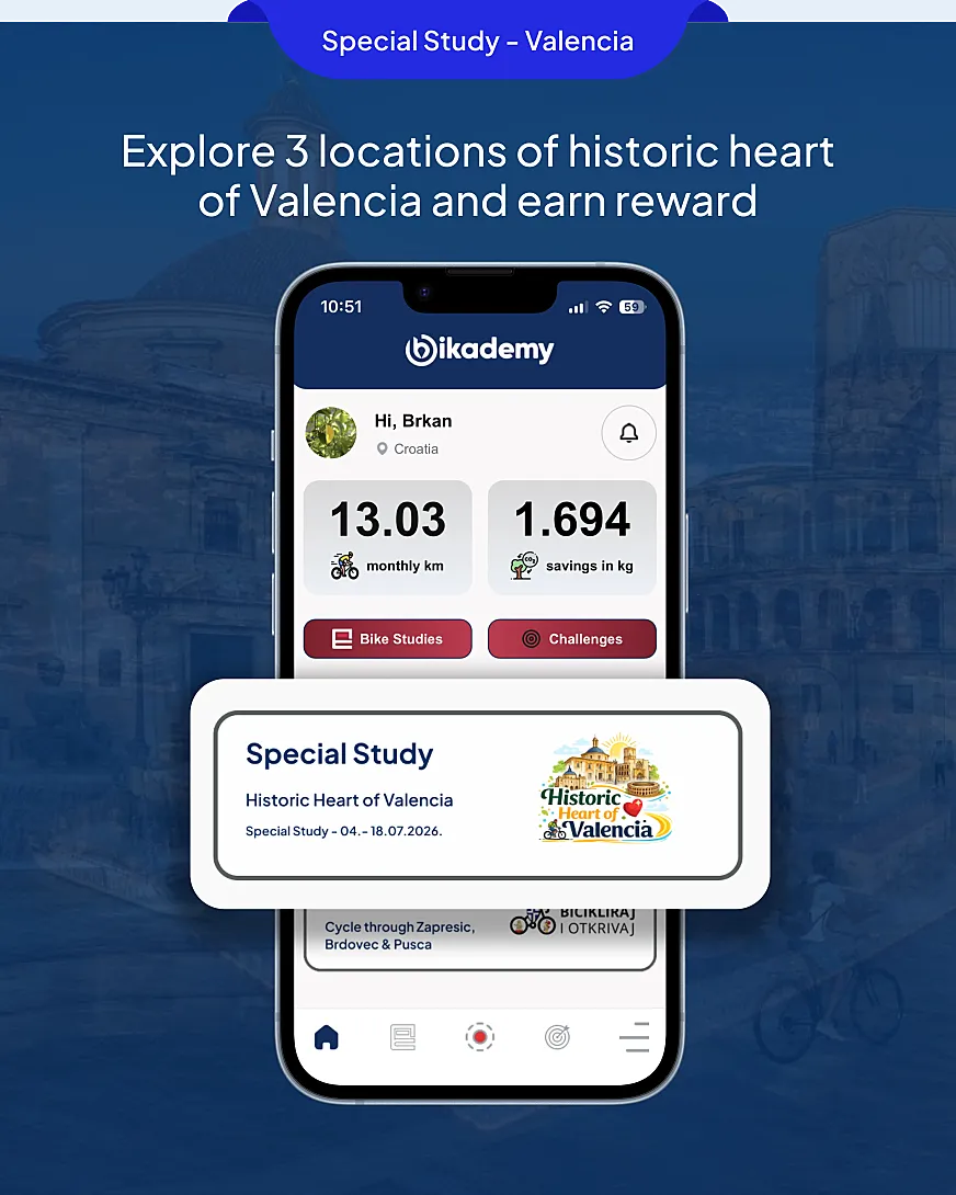 Llegas, abres la app, registras el destino y ganas tokens
