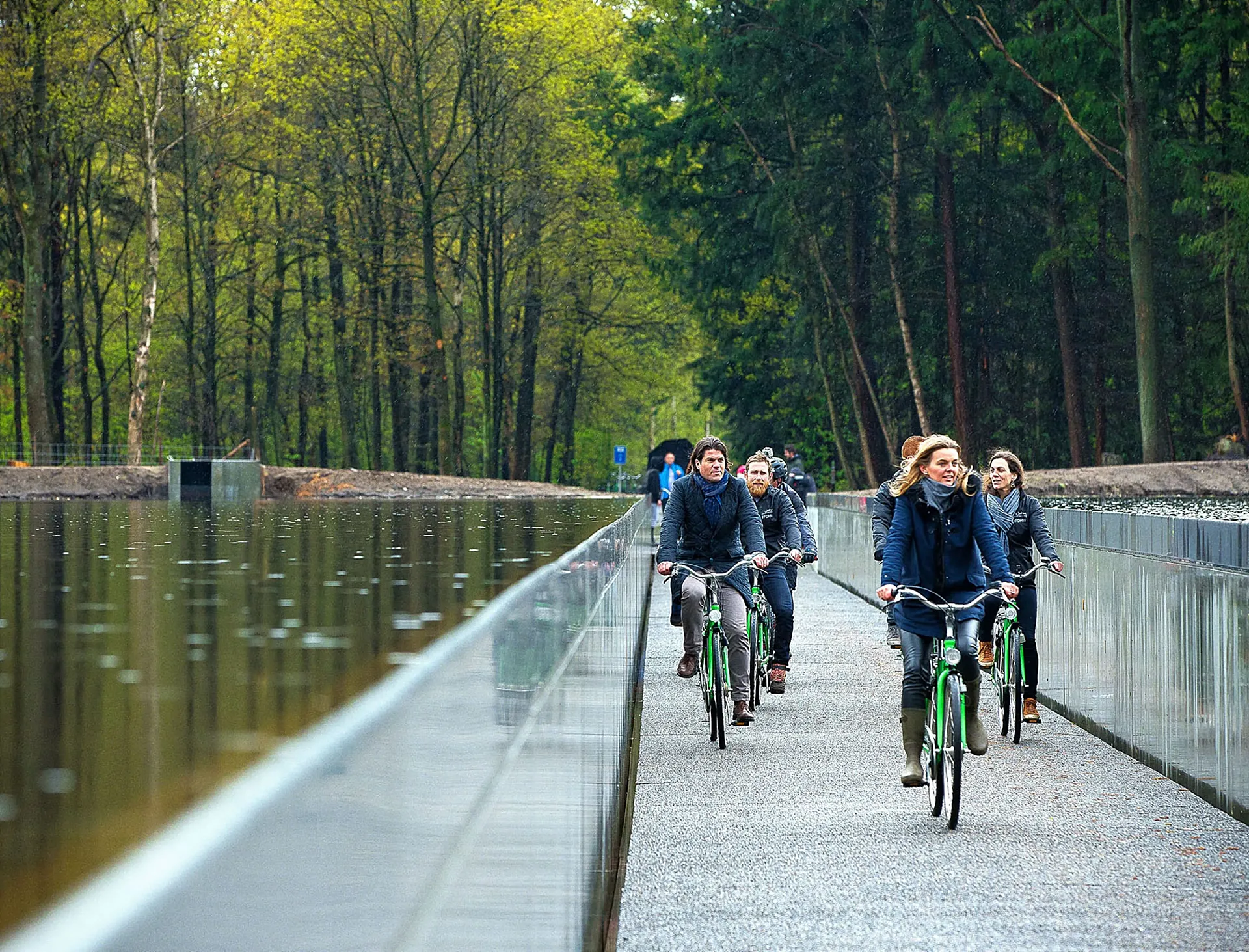 La provincia de Limburg fue una de las primeras de Bélgica en desarrollar el cicloturismo.