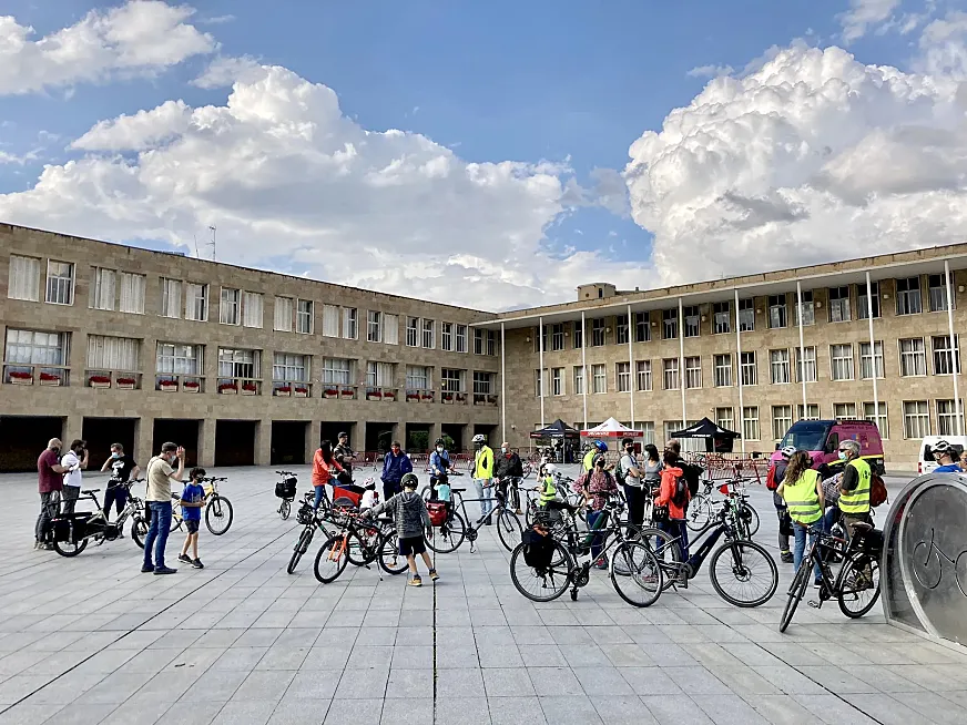 Logroño celebró por todo lo alto, y desde el jueves, un fin de semana lleno de bicicletas.
