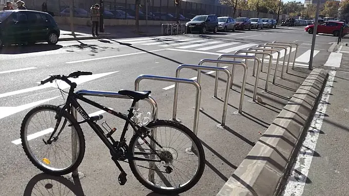 Zaragoza tendrá 700 nuevas plazas de aparcamiento para bicis