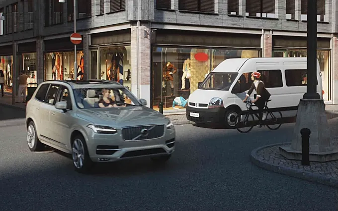 Volvo encabeza una alianza sueca para evitar choques entre bicis y coches