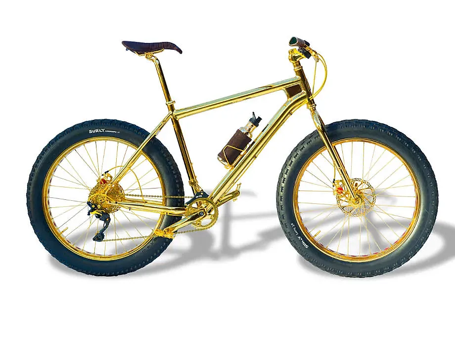 24K Gold Extreme Mountain Bike 
