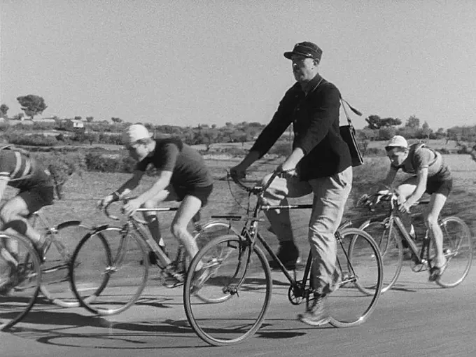 François, el cartero ciclista de Jacques Tati