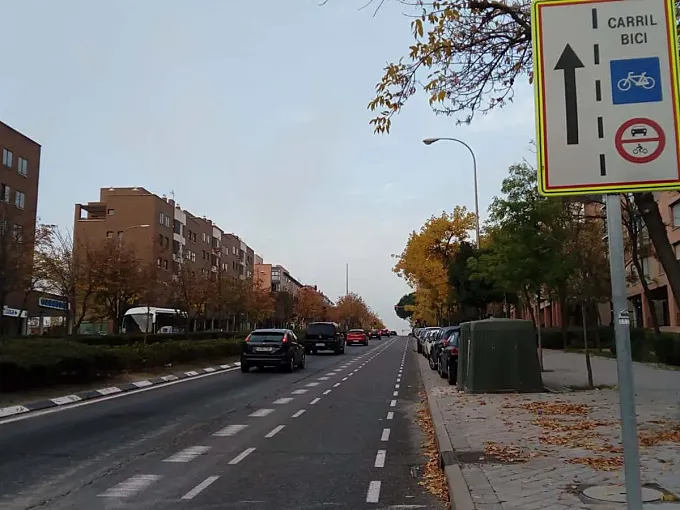Pedalibre convoca una manifestación en defensa del carril bici de Hortaleza (Madrid)
