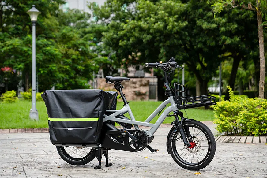 Nuevos accesorios de carga e infantiles para la bicicleta eléctrica Tern GSD en su versión 2020.