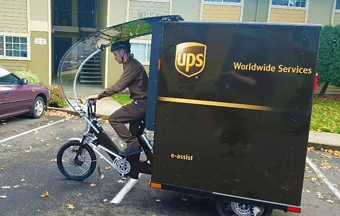 UPS lanza su servicio de mensajería en bicicleta en Portland (EEUU)