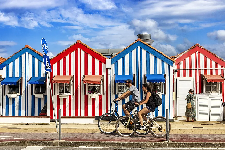 'Por la playa', de Juan Vaquero, mejor fotografía de la categoría 'Ciclismo en familia'.