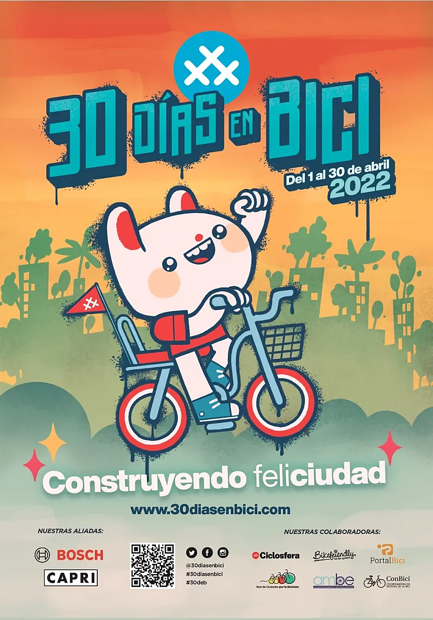 Cartel del 30 Días en Bici de 2022.