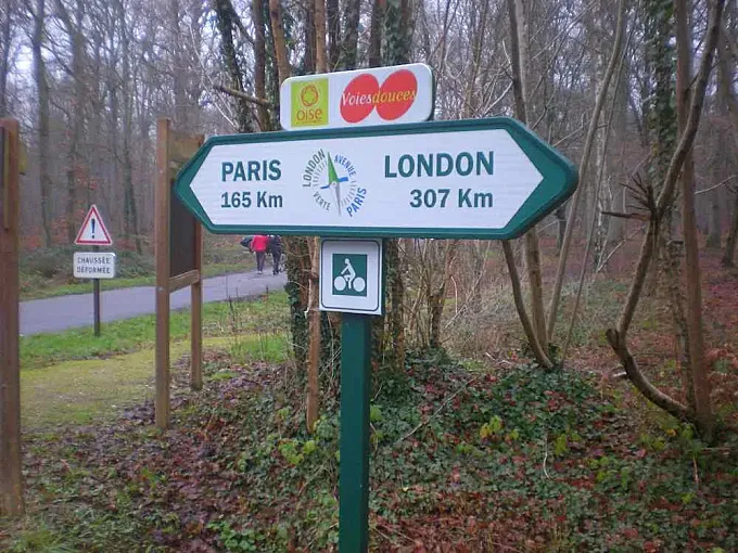 De París a Londres… sin bajar de la bicicleta
