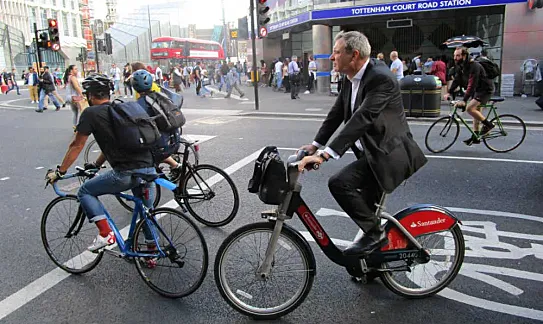 Ciclismo en Londres (foto: Ricardo Marqués)