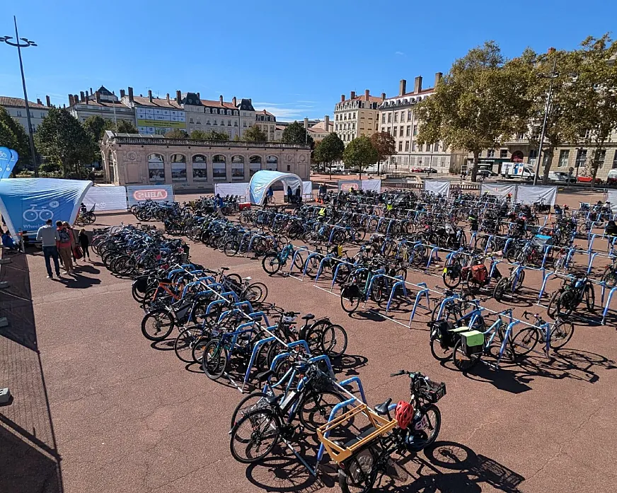 Aparcar la bicicleta de forma segura en Ciclosferia también es gratuito con Wheelskeep.