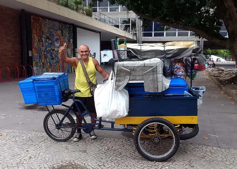 Bici de carga en Río de Janeiro (Foto: Fabio Nazareth).
