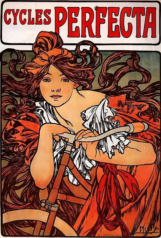 Alphonse Mucha, 'Cycles Perfecta'