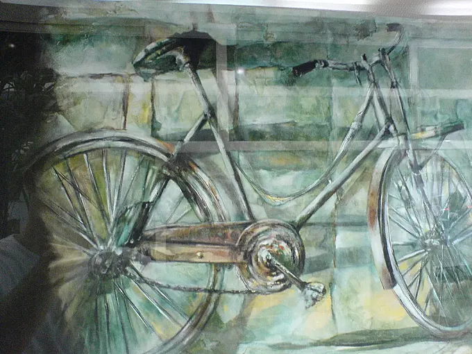 Visitar una exposición… en bicicleta