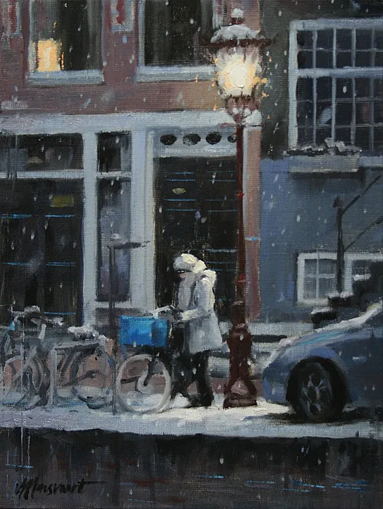 'Winternight Amsterdam', obra de Richard van Mensvoort.