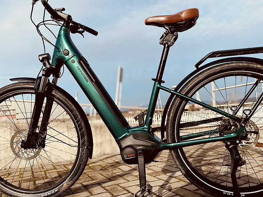La Cannondale Adventure Neo 1 EQ es una bicicleta eléctrica orientada a la ciudad (foto: R.V).