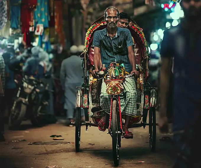 Ashraful Arefin: la magia de los rickshaws de Daca, Bangladés