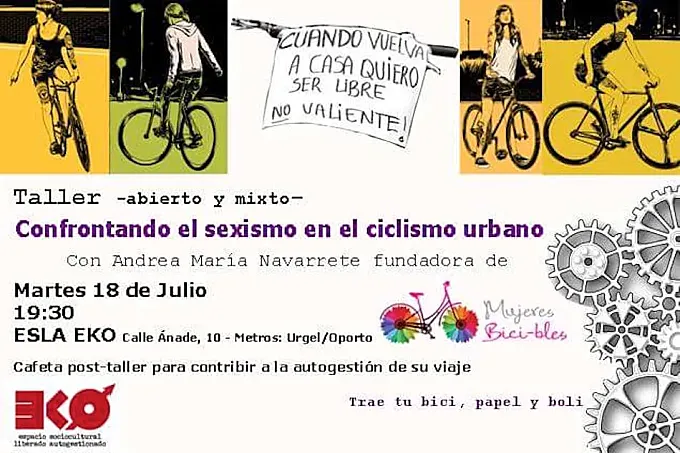 Madrid acoge una charla sobre sexismo y ciclismo urbano