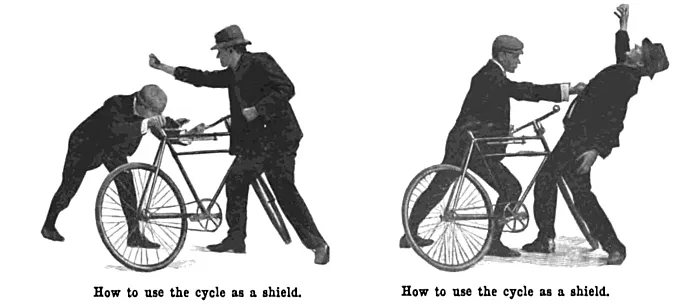 Cómo usar tu bicicleta en caso de agresión