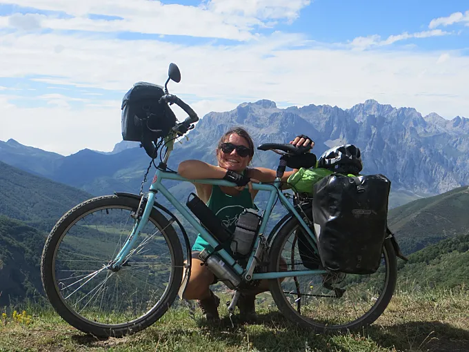 Bikepacking en femenino: Iria Prendes