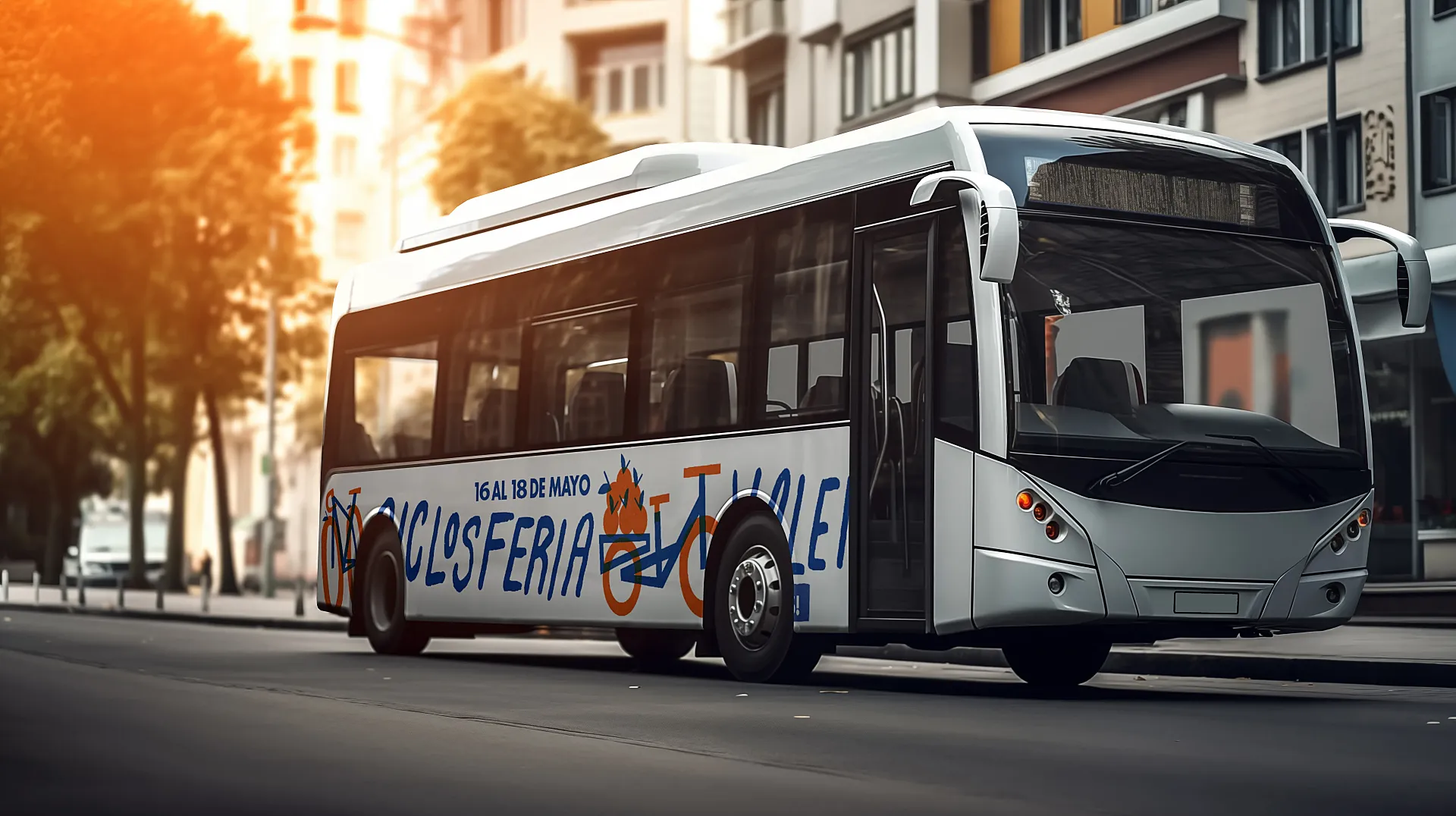 30 mupis y 14 autobuses promocionarán Ciclosferia 2025 durante varias semanas.