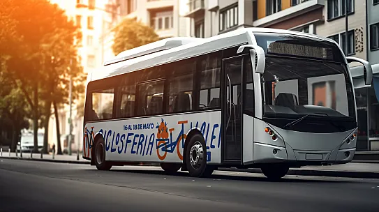 30 mupis y 14 autobuses promocionarán Ciclosferia 2025 durante varias semanas.