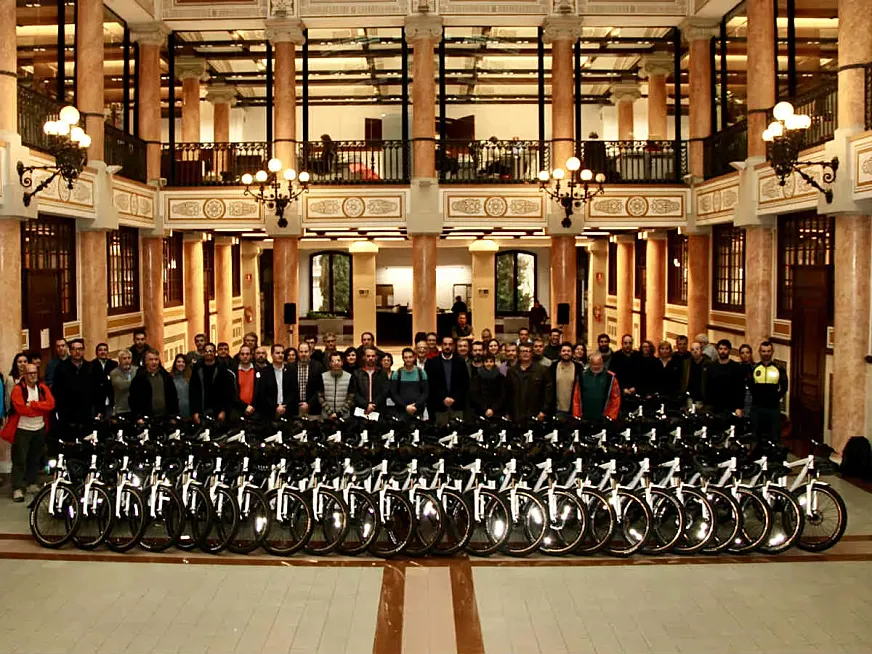 Diputación de Barcelona: entrega de 150 e-bikes.