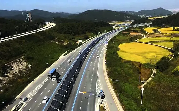 La autopista ciclista con paneles solares de Corea del Sur