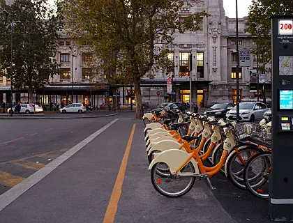 Hasta ahora, el uso de la bicicleta en Milán ha sido muy marginal.