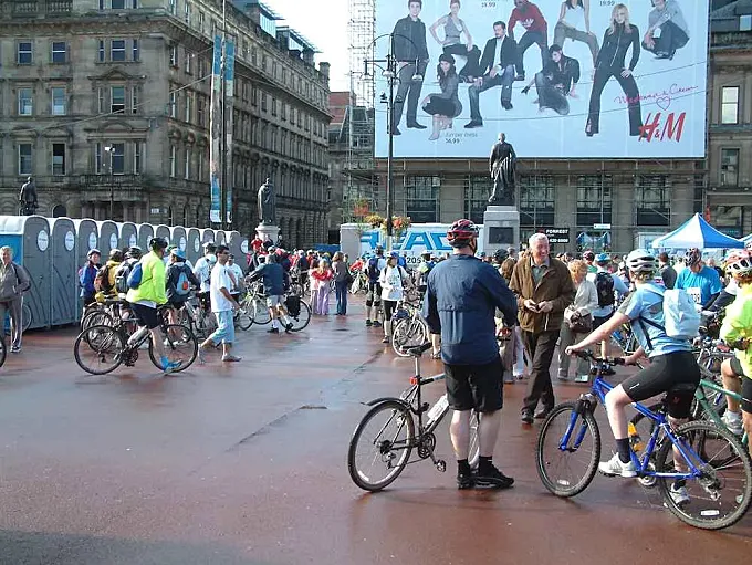 El evento ciclista Pedal for Scotland, saboteado con chinchetas