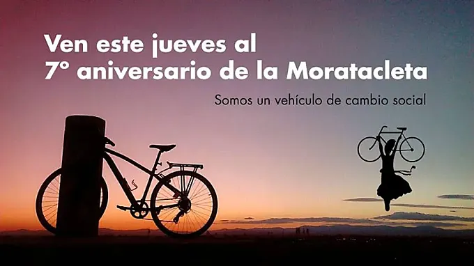 Moratacleta celebra su séptimo aniversario con una rodada muy especial