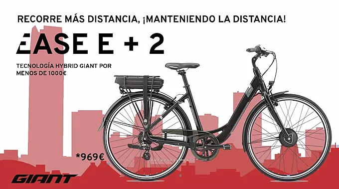 Ease+ 2: una bicicleta eléctrica de Giant por menos de 1.000 euros
