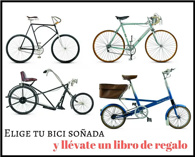 Elige la bicicleta de tus sueños, dinos por qué y llévate un libro de regalo
