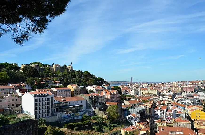 Vista de Lisboa desde una de sus colinas.