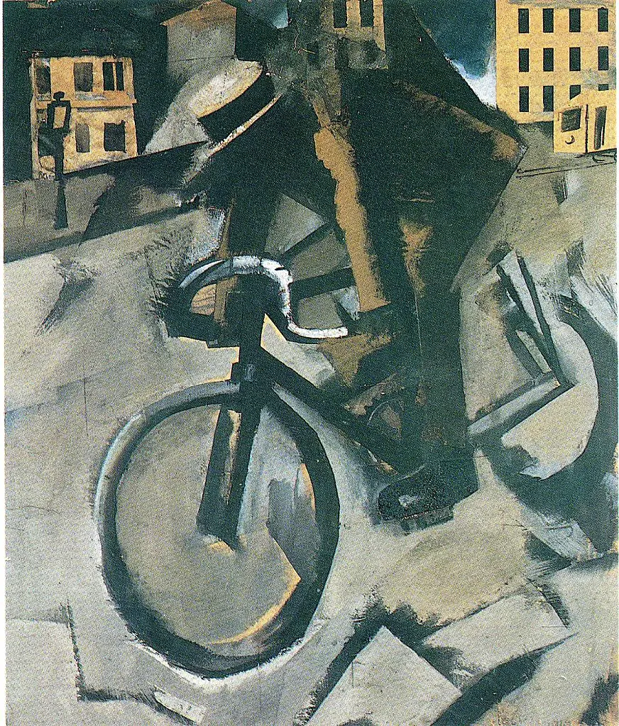 Mario Sironi, 'El ciclista'.