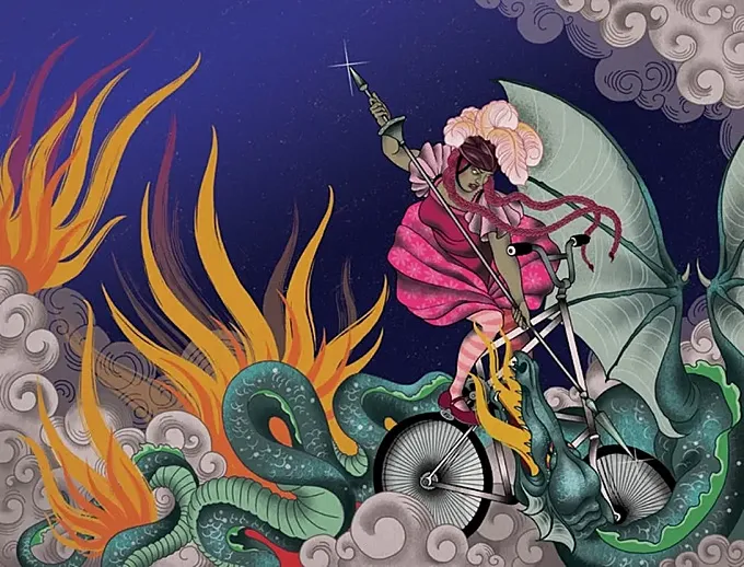 ‘Dragon Bike’: feminismo, bicicletas y dragones