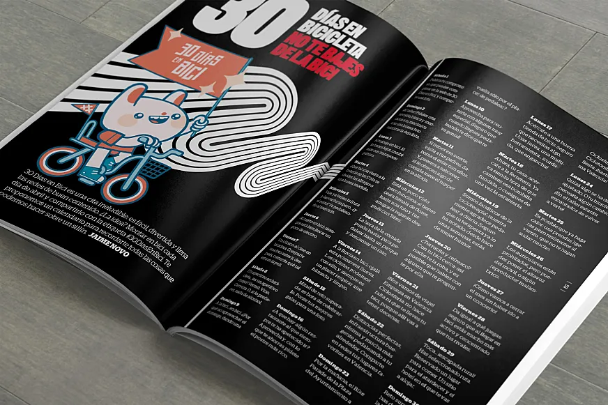 Tienes el calendario completo de 30 Días en Bici en Ciclosfera #43, nuestra nueva revista de primavera 2023.