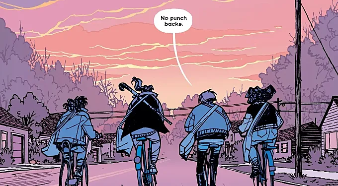 'Paper Girls': el cómic de las chicas ciclistas
